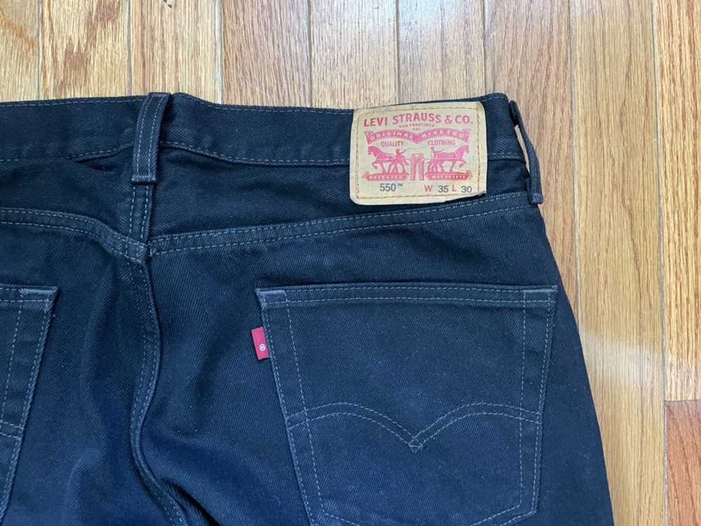 Levi's Black Levi’s 550 jeans - image 3