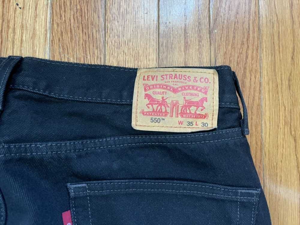Levi's Black Levi’s 550 jeans - image 4