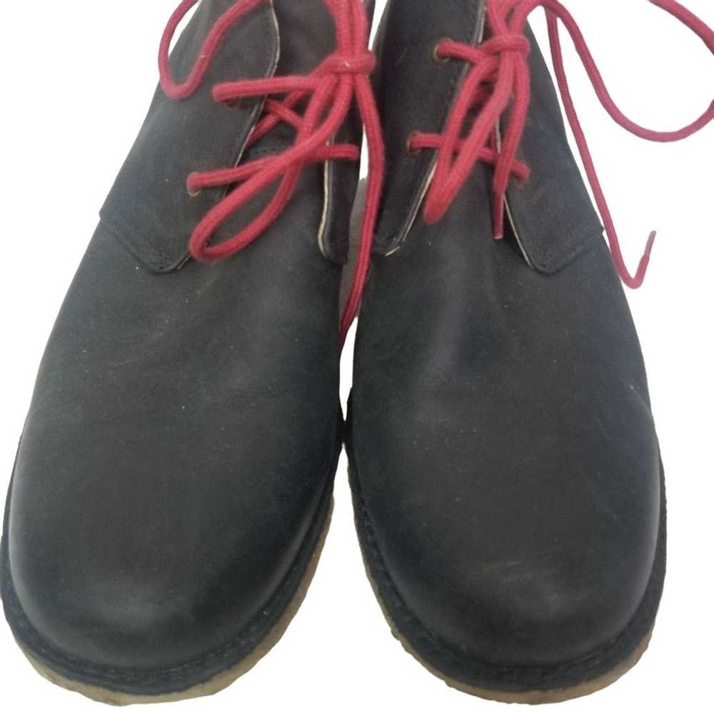 Ugg UGG 11 Leather Red Lace Up Leighton Waterproo… - image 3