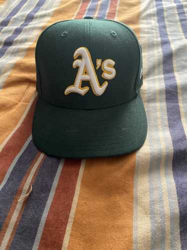 Navy Blue Oakland Athletics Icy Blue Bottom 50th Anniversary Side Patch New  Era 59Fifty Fitted
