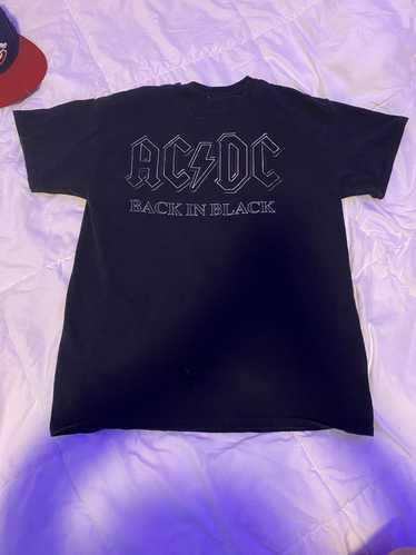 AC/DC Back in Black Baseball Jersey LG