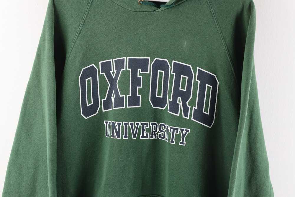 Vintage Vintage 90s Faded Oxford University Hoodi… - image 4