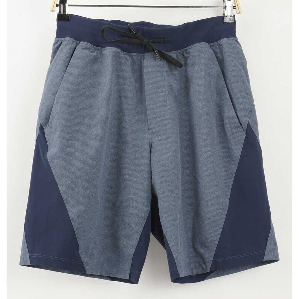 Lululemon Lululemon Small 9" Blue Color Block Bre… - image 1