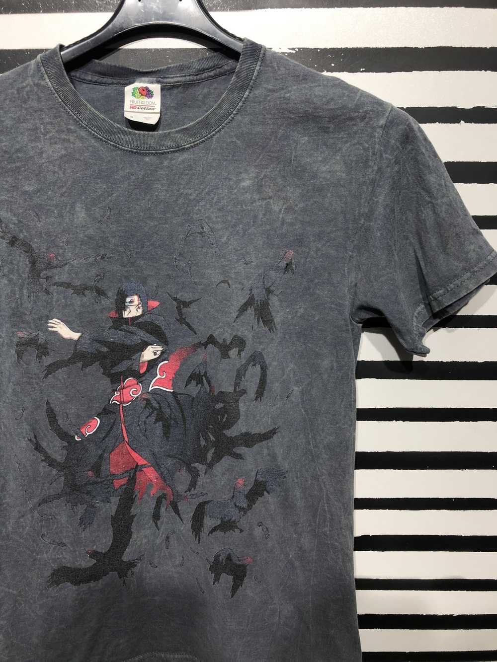 Vintage Naruto Print Gray Vintage T-shirt - image 2