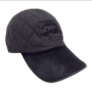Chanel Chanel Pony Quilted Pony Hair hat