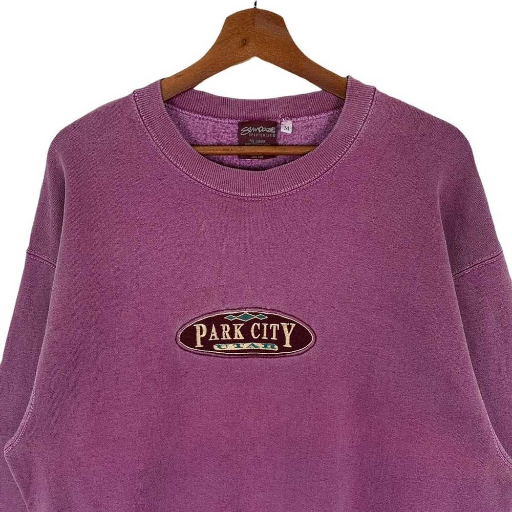 Vintage Vintage Park City Utah Sweatshirt - image 2