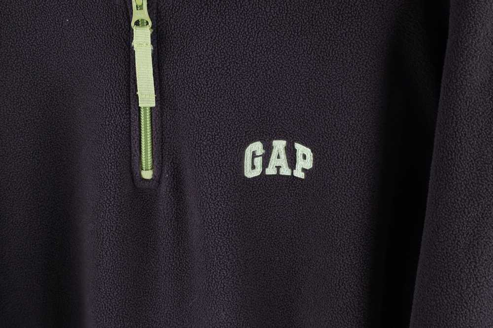 Gap × Vintage Vintage Gap Letter Half Zip Fleece … - image 4