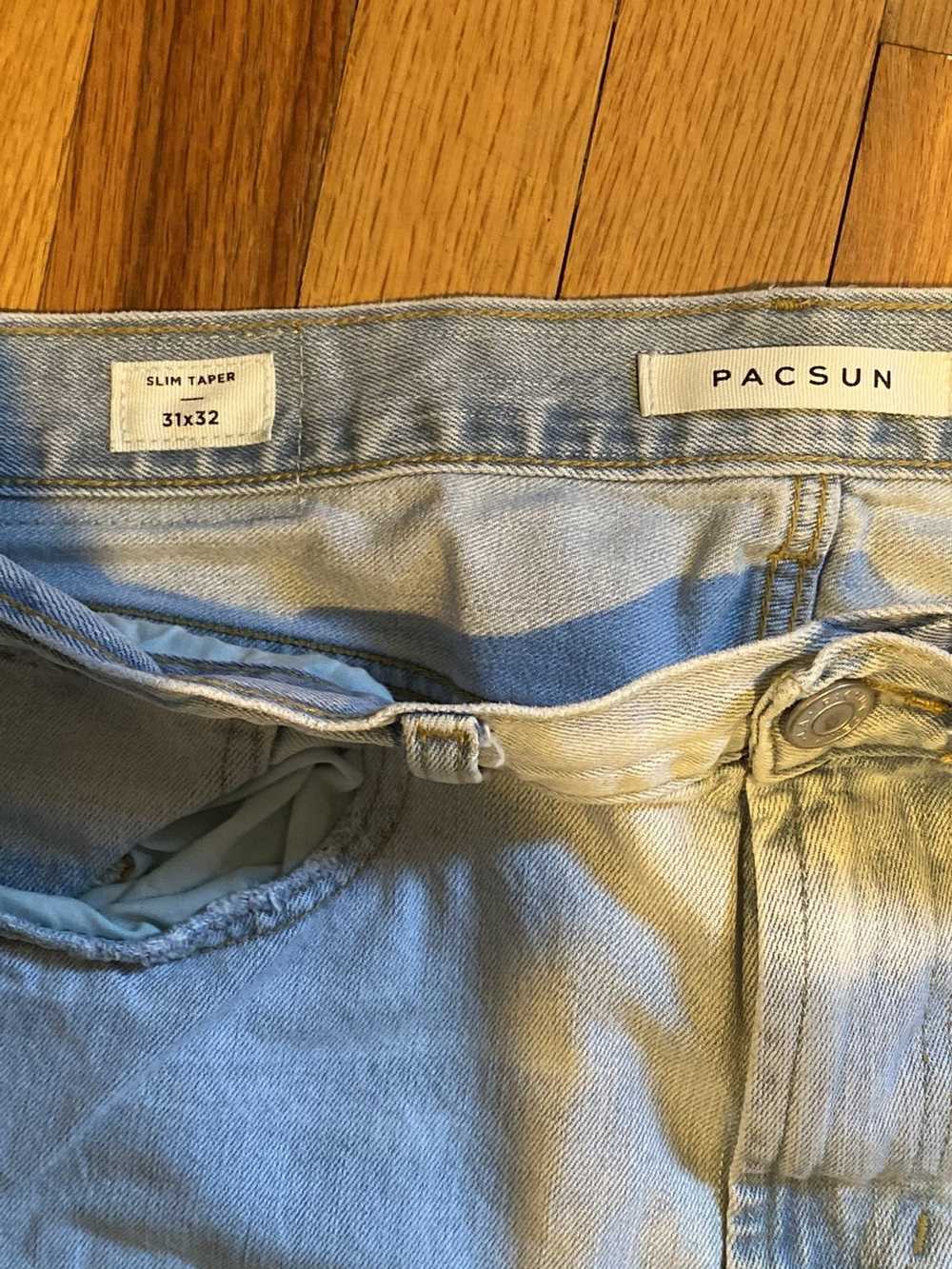 Pacsun Pacsun Light Blue Distressed Jeans - image 3