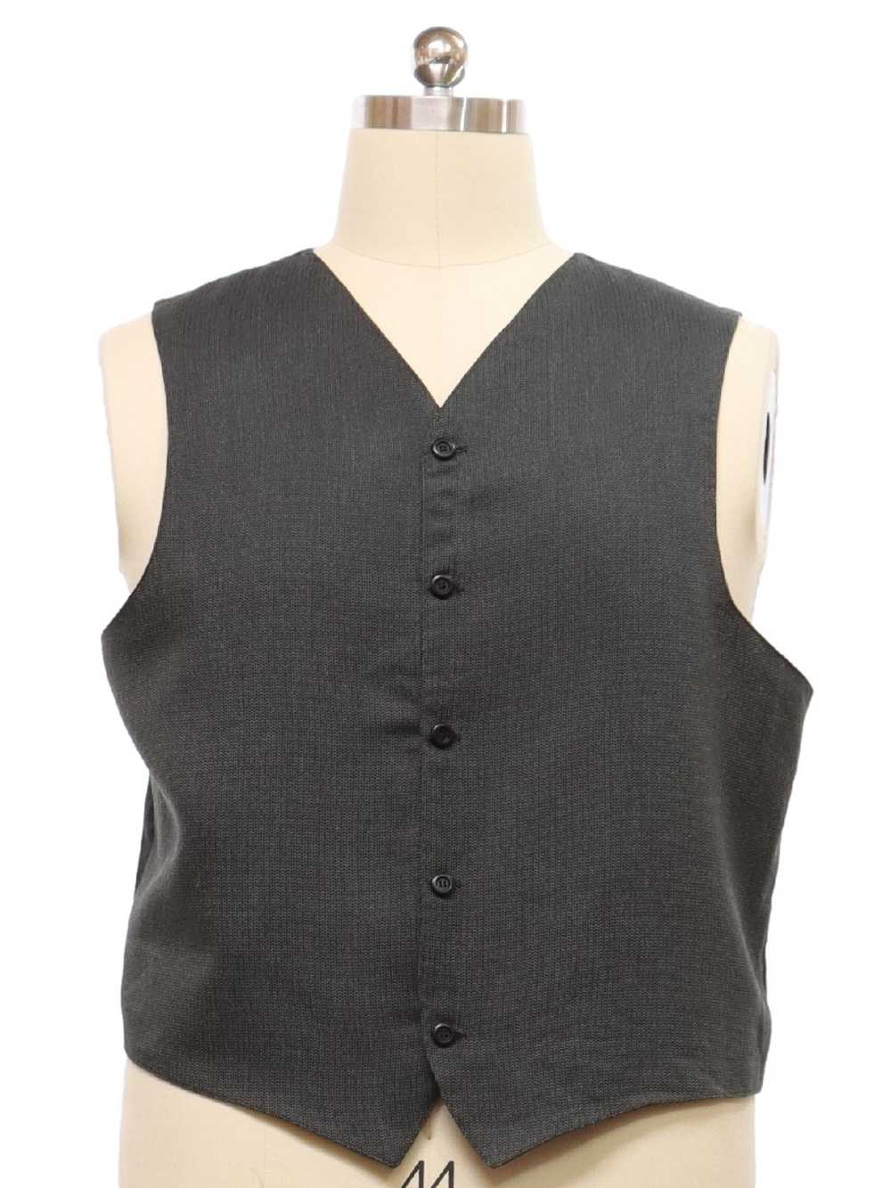 1980's Resource Mens Totally 80s Suit Vest - Gem