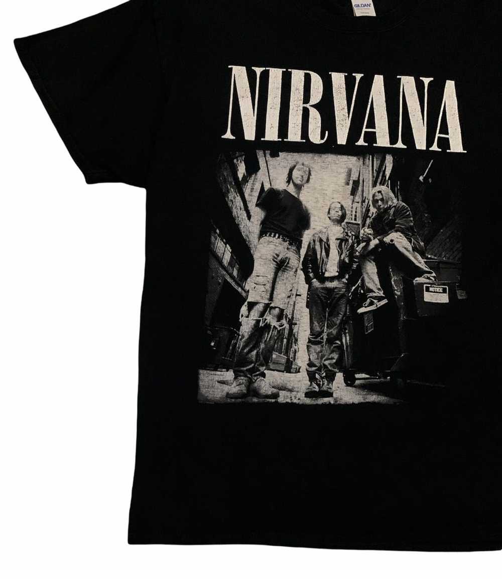 Band Tees × Nirvana × Vintage Rare Design Grunge … - image 4