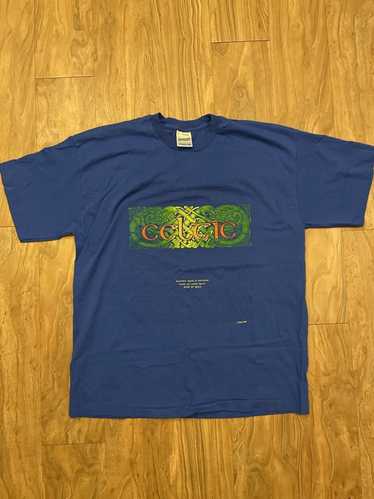 Vintage Vtg Celtic book of kells tee