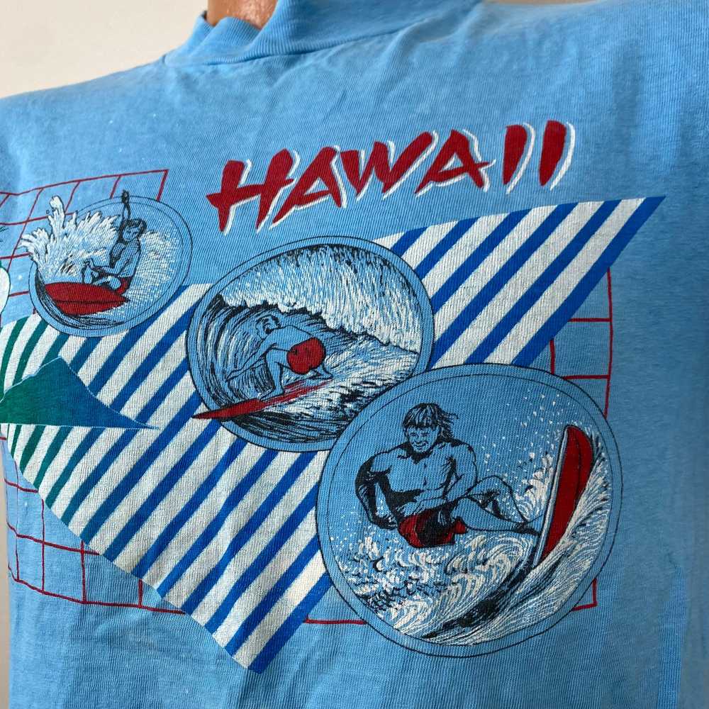 1980s Hawaii Surfer T-shirt, Size Medium, Pacific… - image 2