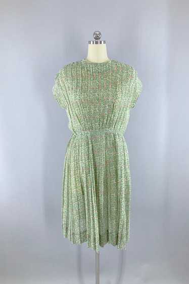 Vintage 1960s Summer Cotton Dress