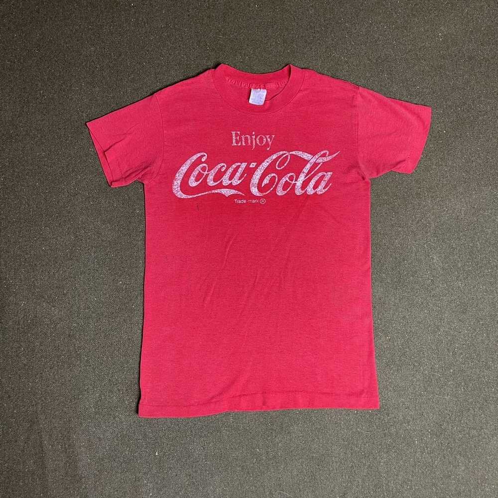 Japanese Brand × Vintage Vintage coke shirt - image 1