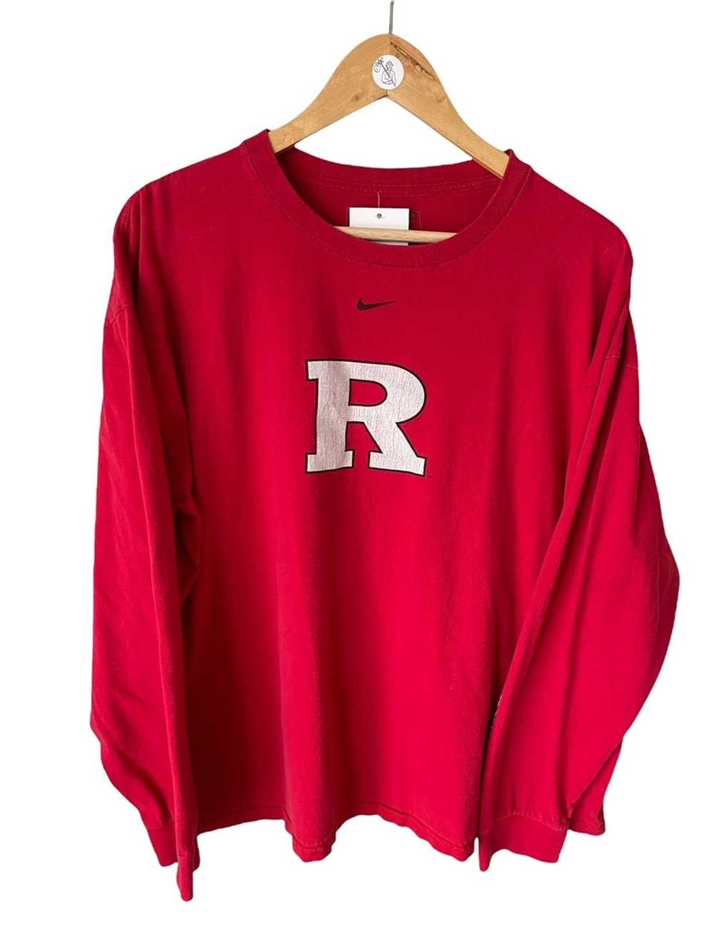 Ncaa × Nike × Vintage Vintage Rutgers Long Sleeve… - image 1