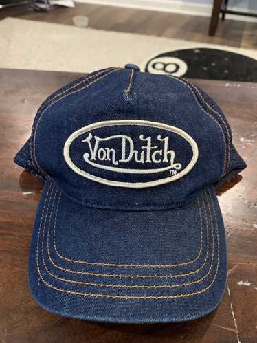 Von Dutch NEW Kids Purple Blue Trucker Hat Vintage VTG 90s Snap Back