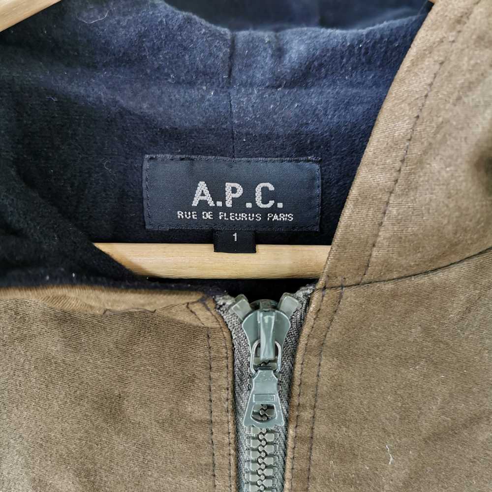 A.P.C. × Vintage A. P. C zipper hoodie jacket - image 3