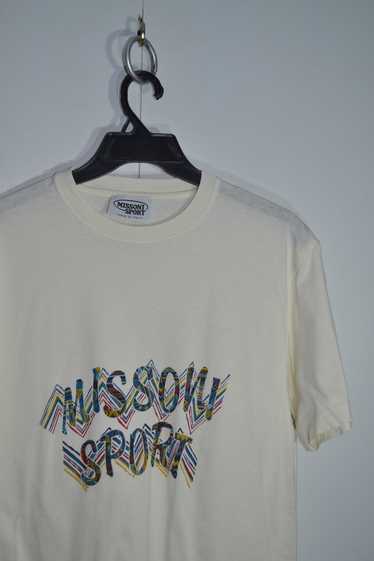 Missoni Missoni Sport M size Printed Chest Logo T… - image 1