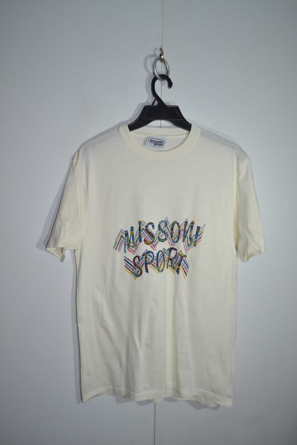 Missoni Missoni Sport M size Printed Chest Logo T… - image 2