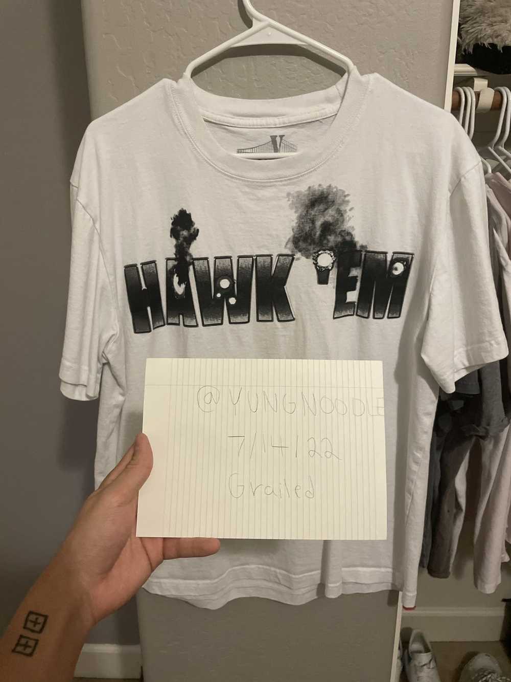 Pop Smoke x Vlone The Woo T-Shirt White - ENDANGERED LA