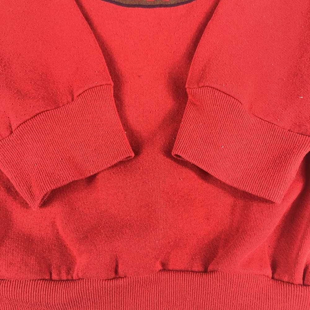 Vintage 90's Carnival Cruises Sweatshirt Red Fasc… - image 2