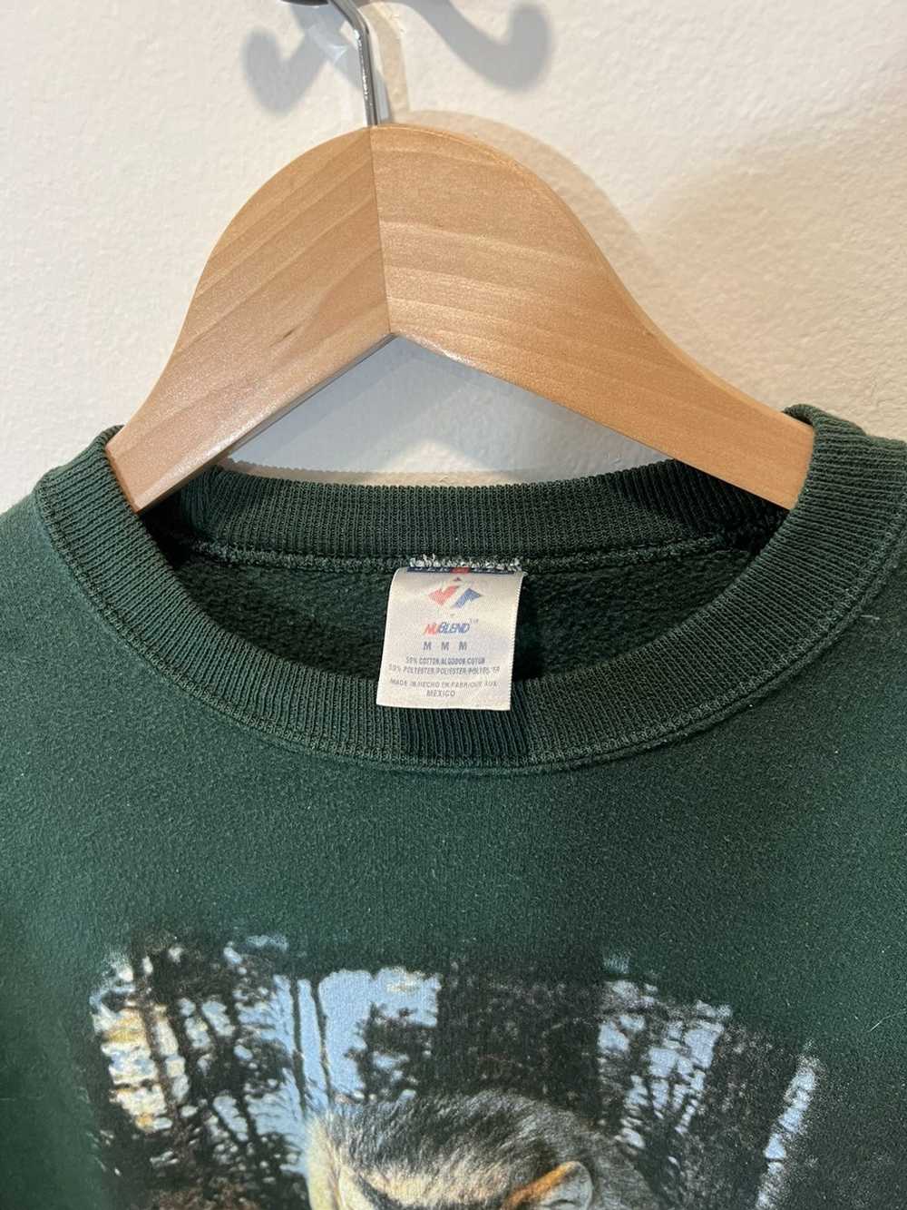 Vintage Vintage 90’s Wolf Nature Crewneck - image 3