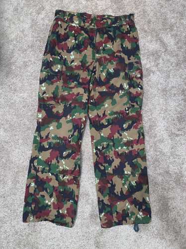 Military × Vintage Swiss Army pants