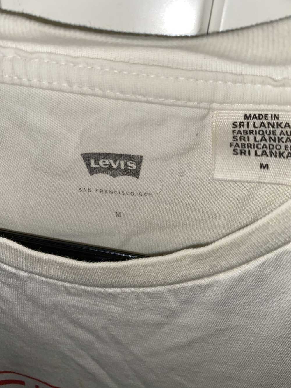 Japanese Brand × Levi's × Vintage Levi’s Logo T-s… - image 4