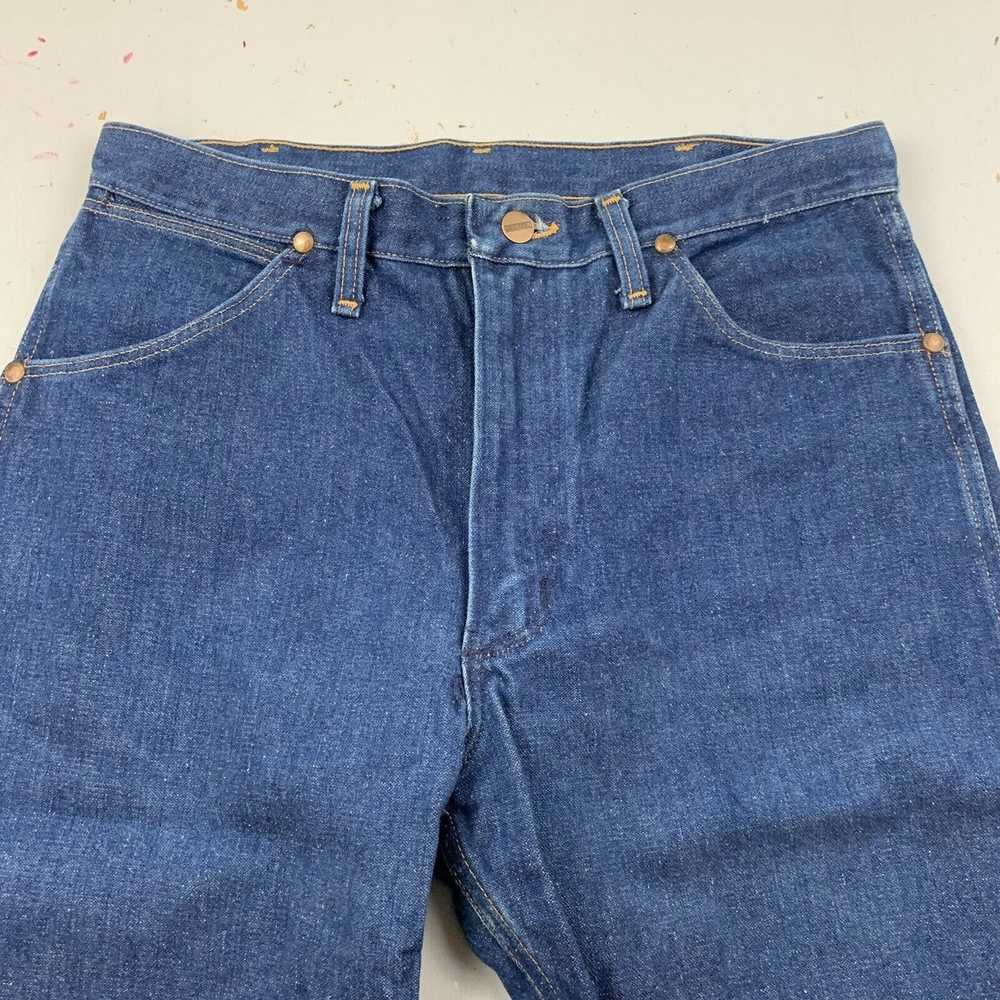 Vintage VTG 70s Deadstock Maverick Blue Jeans 32x… - image 5