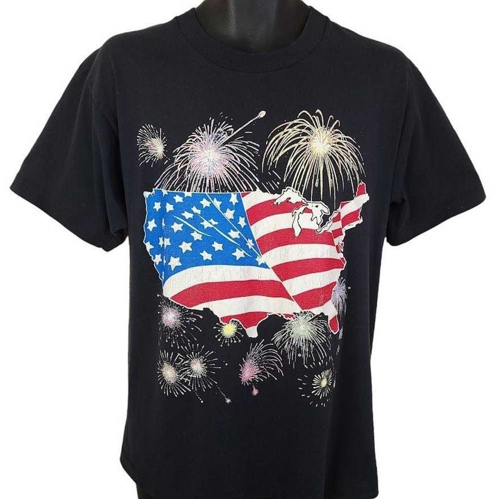 Vintage 4th Of July Fireworks T Shirt Vintage 90s… - image 1