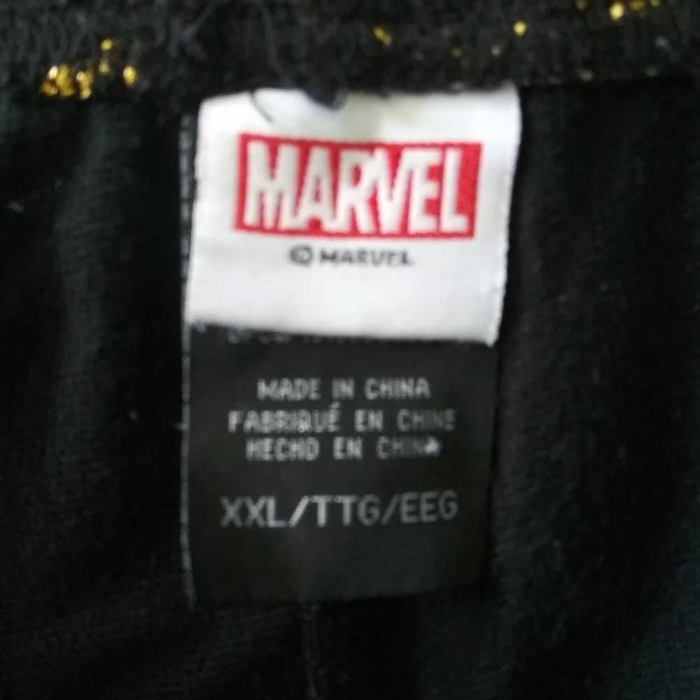 Marvel Comics Marvel Black Gold Lounging Pants - image 4