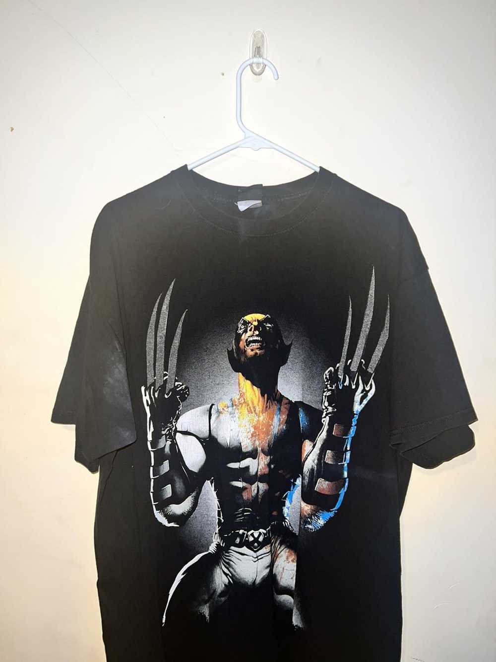 Marvel Comics Y2K Big Print Wolverine T-Shirt - image 1