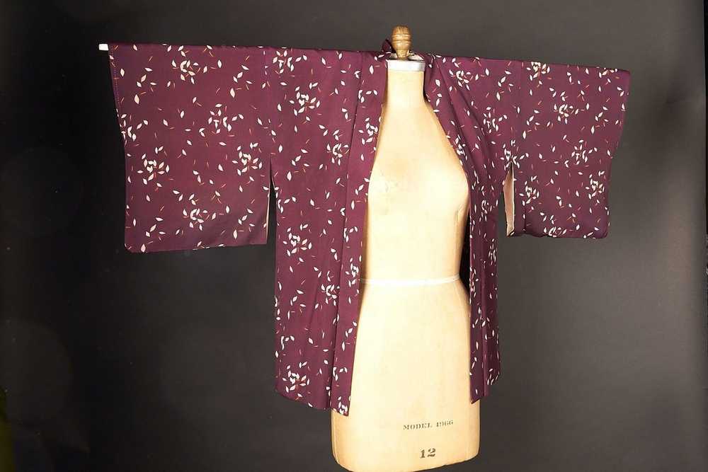 Vintage 1950s Japanese Haori Kimono Jacket - image 6