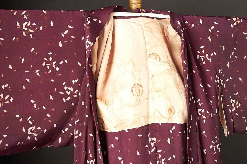 Vintage 1950s Japanese Haori Kimono Jacket - image 8