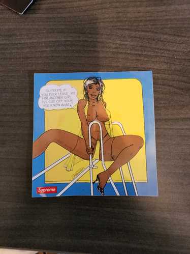 Supreme Supreme Sticker Limonious Woman Rare - image 1