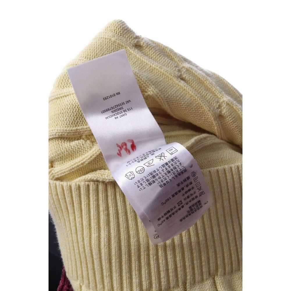 Gant GANT Yellow Premium Cotton Cable Knit LS Swe… - image 11
