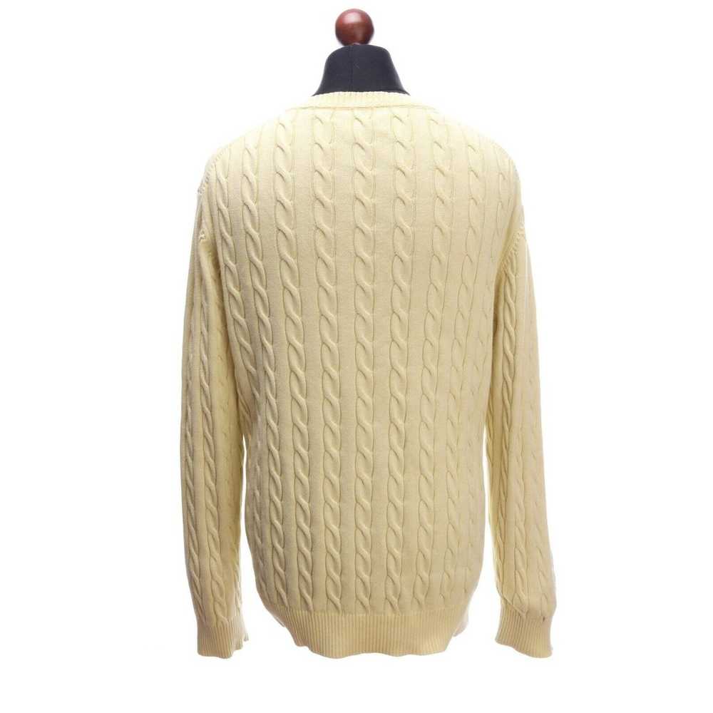 Gant GANT Yellow Premium Cotton Cable Knit LS Swe… - image 3