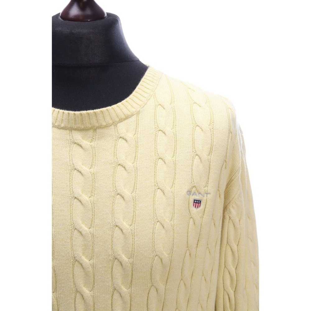 Gant GANT Yellow Premium Cotton Cable Knit LS Swe… - image 6