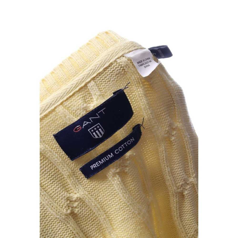 Gant GANT Yellow Premium Cotton Cable Knit LS Swe… - image 8