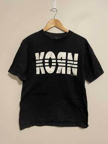 Vintage Vintage Korn 2001 logo shirt size medium