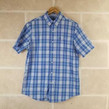 Chaps Chaps Men's Plaid Button Down Shirt Size Me… - image 1