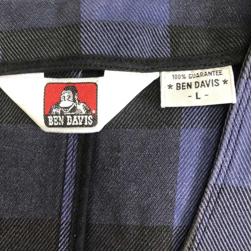 Ben Davis × Vintage Ben Davis Flanel Work Wear Ve… - image 7