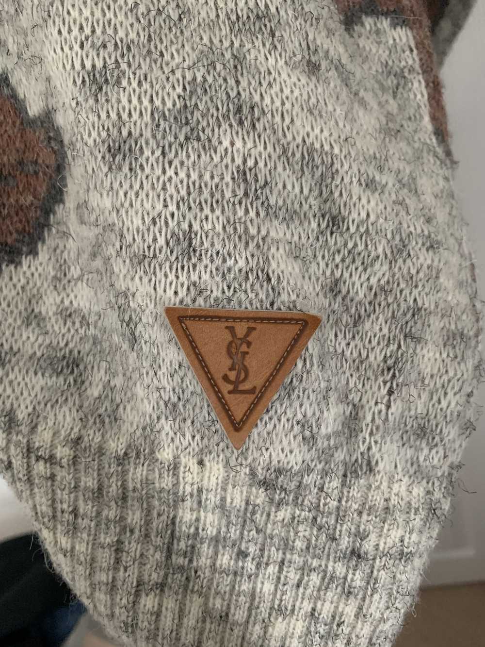 Yves Saint Laurent YSL Knitted Sweatshirt - image 2