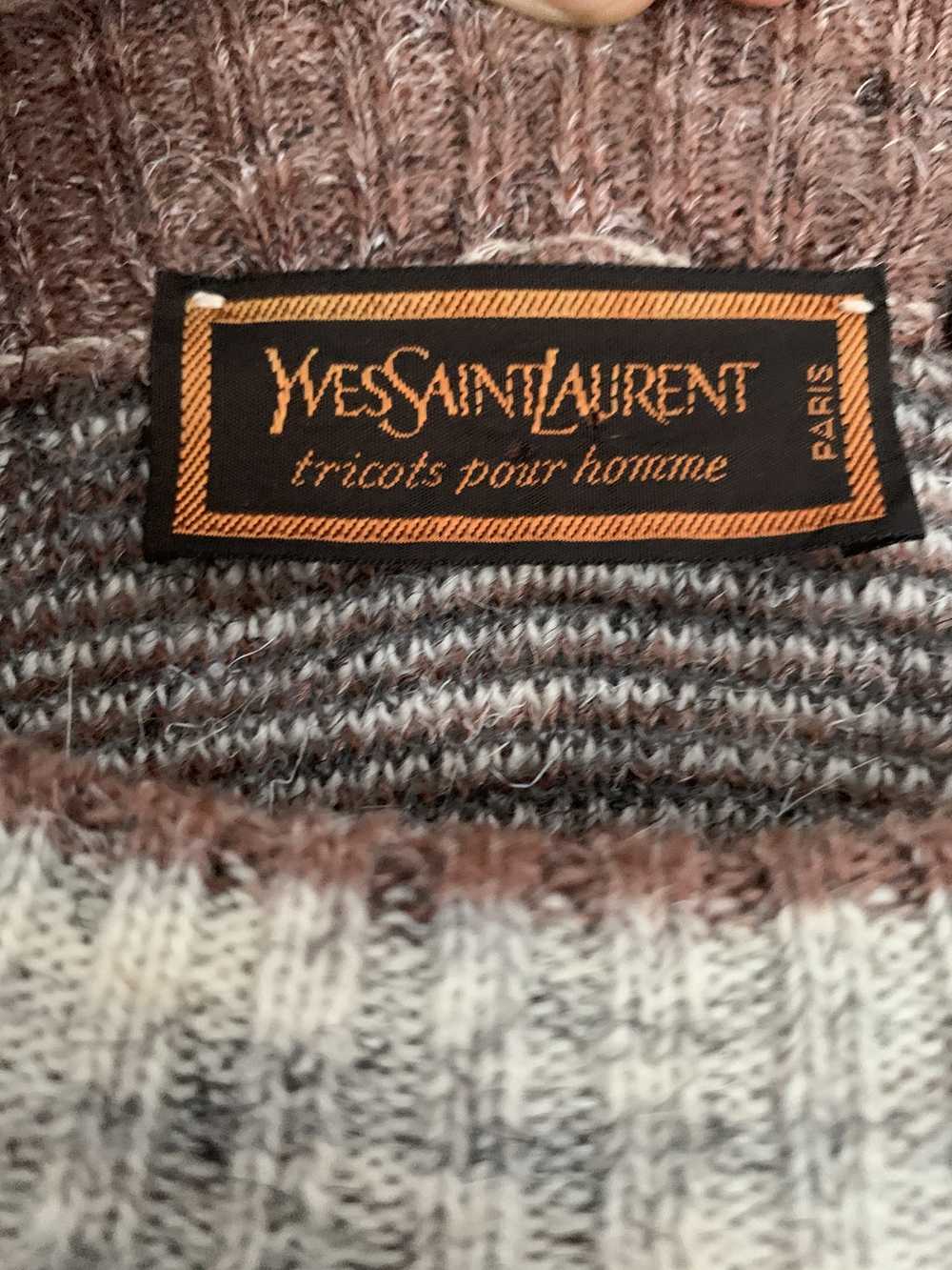 Yves Saint Laurent YSL Knitted Sweatshirt - image 3