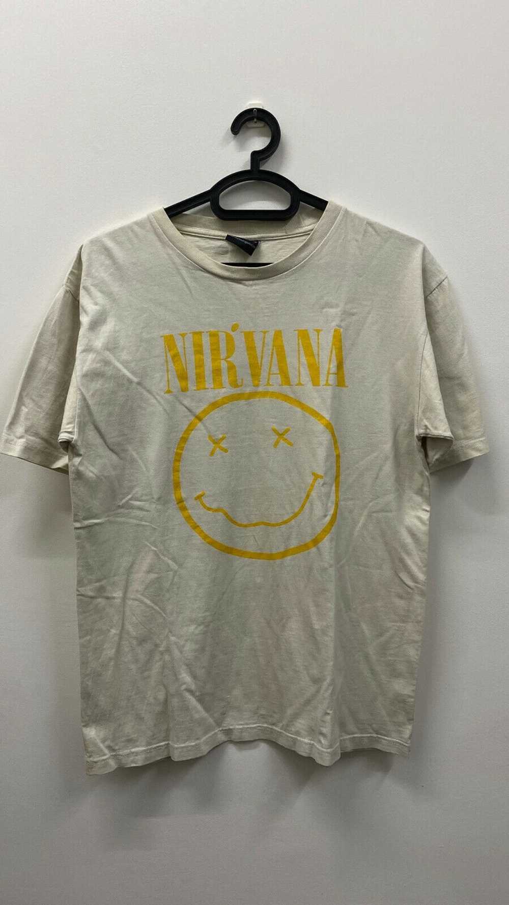 Band Tees × Nirvana × Vintage Nirvana Smiley Face… - image 1