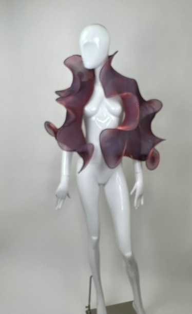 Jo Buckler Sea Anemone Pleated Sculptural Scarf