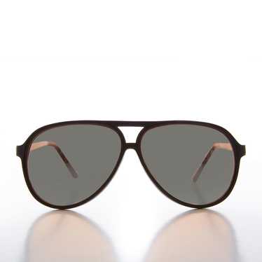 Simple Polarized Lens Aviator Sunglasses - Bedford