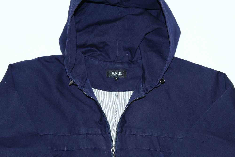 A.P.C. A.P.C. Summer Linen Cotton Hooded Jacket - image 4