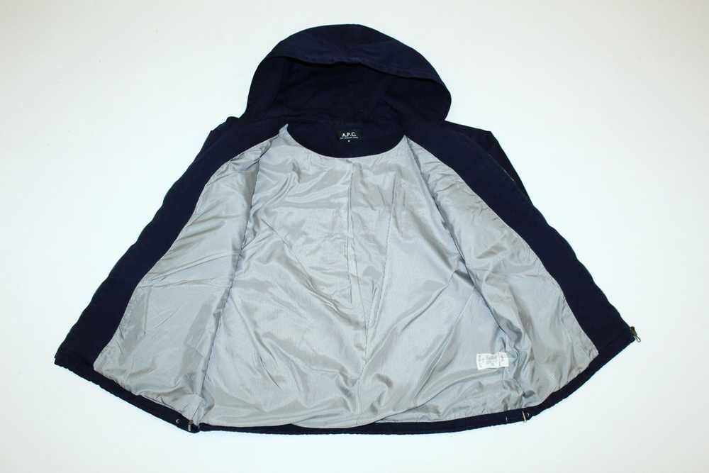 A.P.C. A.P.C. Summer Linen Cotton Hooded Jacket - image 5