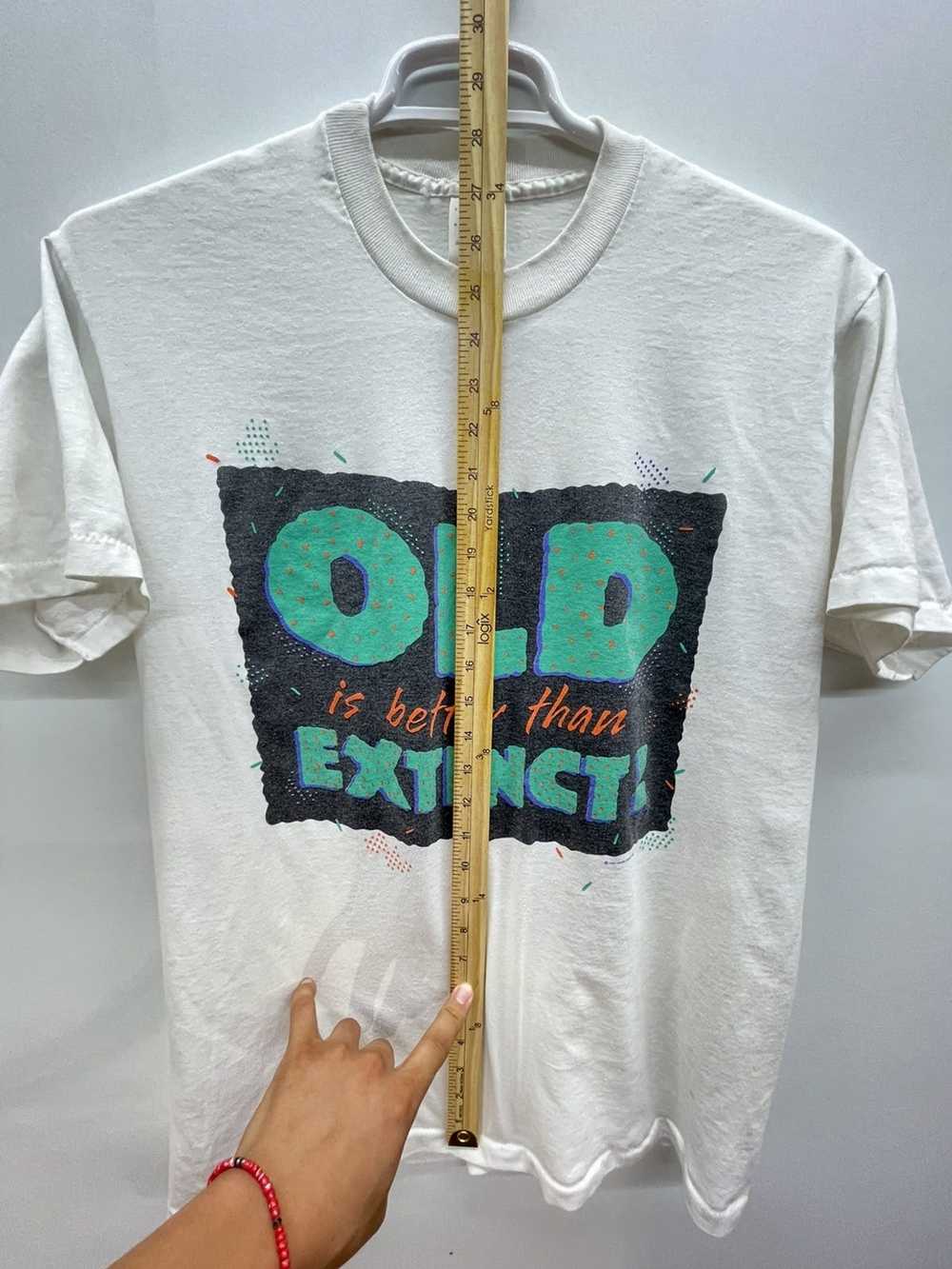 Streetwear × Vintage Vtg graphic t-shirt OLD IS B… - image 7